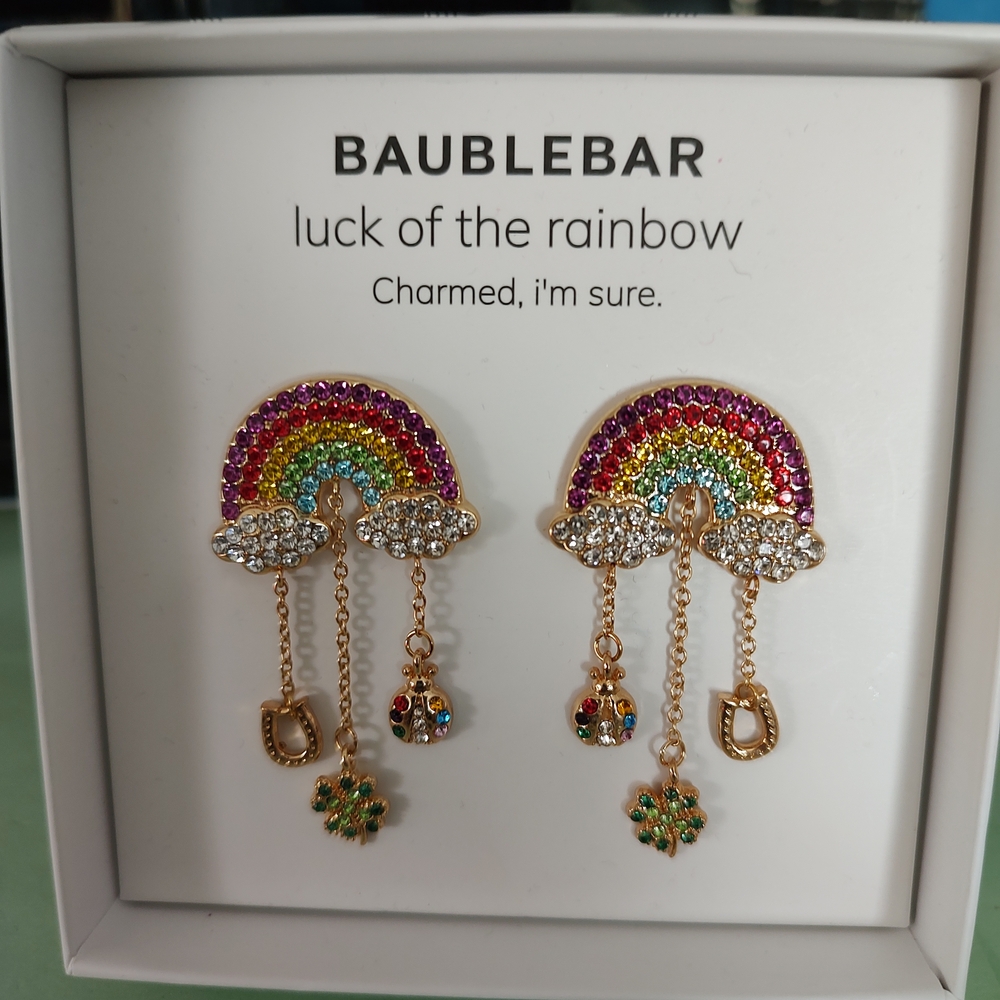 BaubleBar "luck of the rainbow Earrings